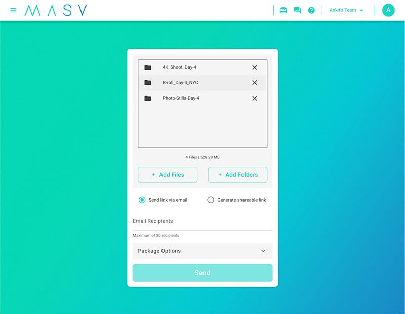 MASV maintient les structures de dossiers