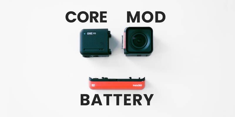 insta360-modulaire Système modulaire de l'Insta360 ONE RS