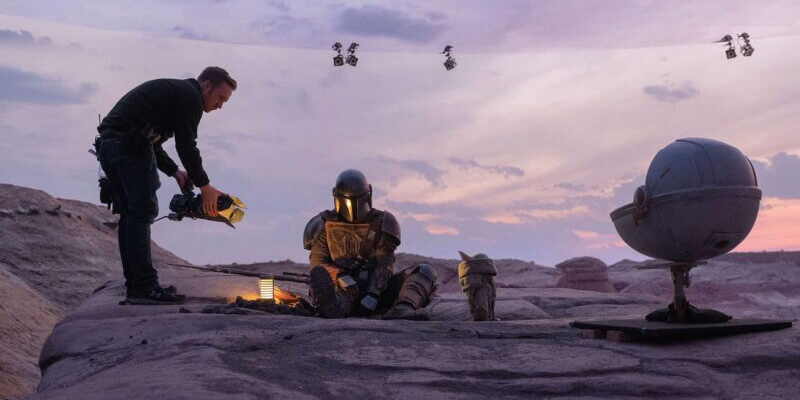 Photogrammétrie_Mandalorienne Un décor virtuel de The Mandalorian construit par photogrammétrie