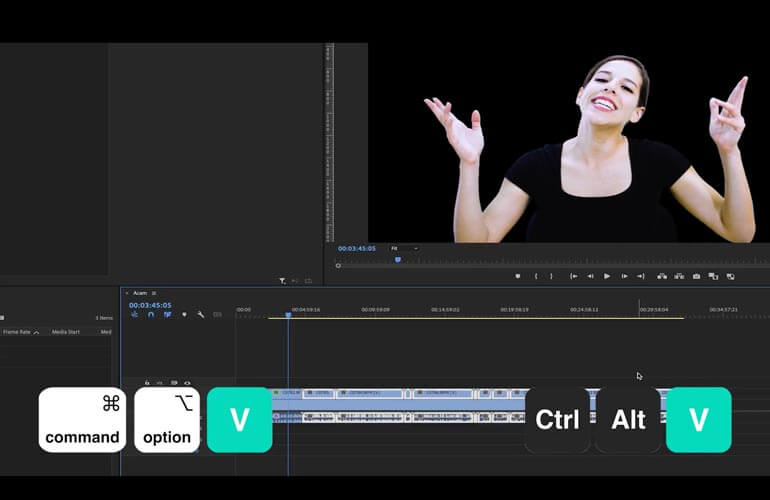 Premiere-Pro-Shortcuts_coller les attributs_2 Suppression des attributs dans Adobe Premiere Pro