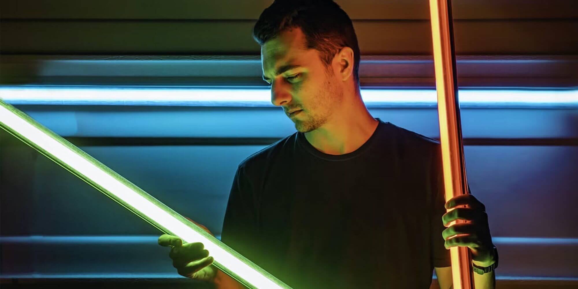 tubo de luz rgb Luces portátiles