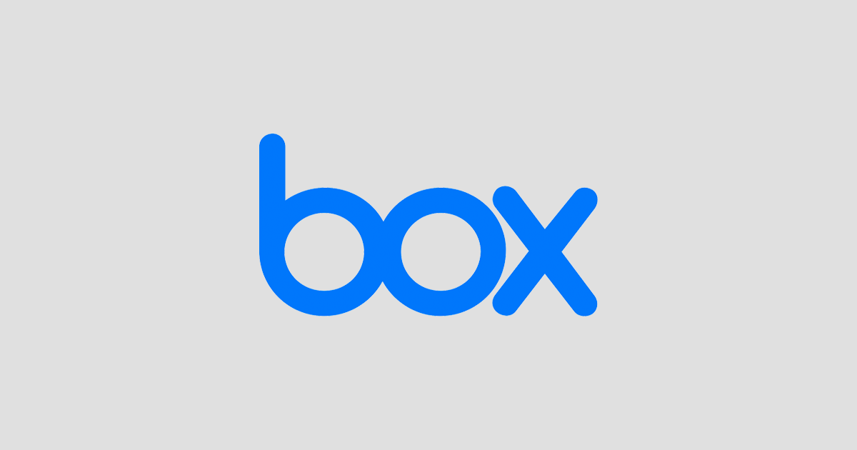 boîte logo de box cloud storage