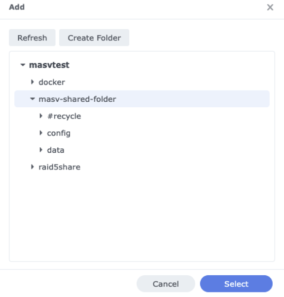 Create a container 4 Envoi de fichiers vers Google Drive