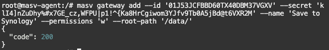 Create a secure connection 7 Envoi de fichiers vers Google Drive