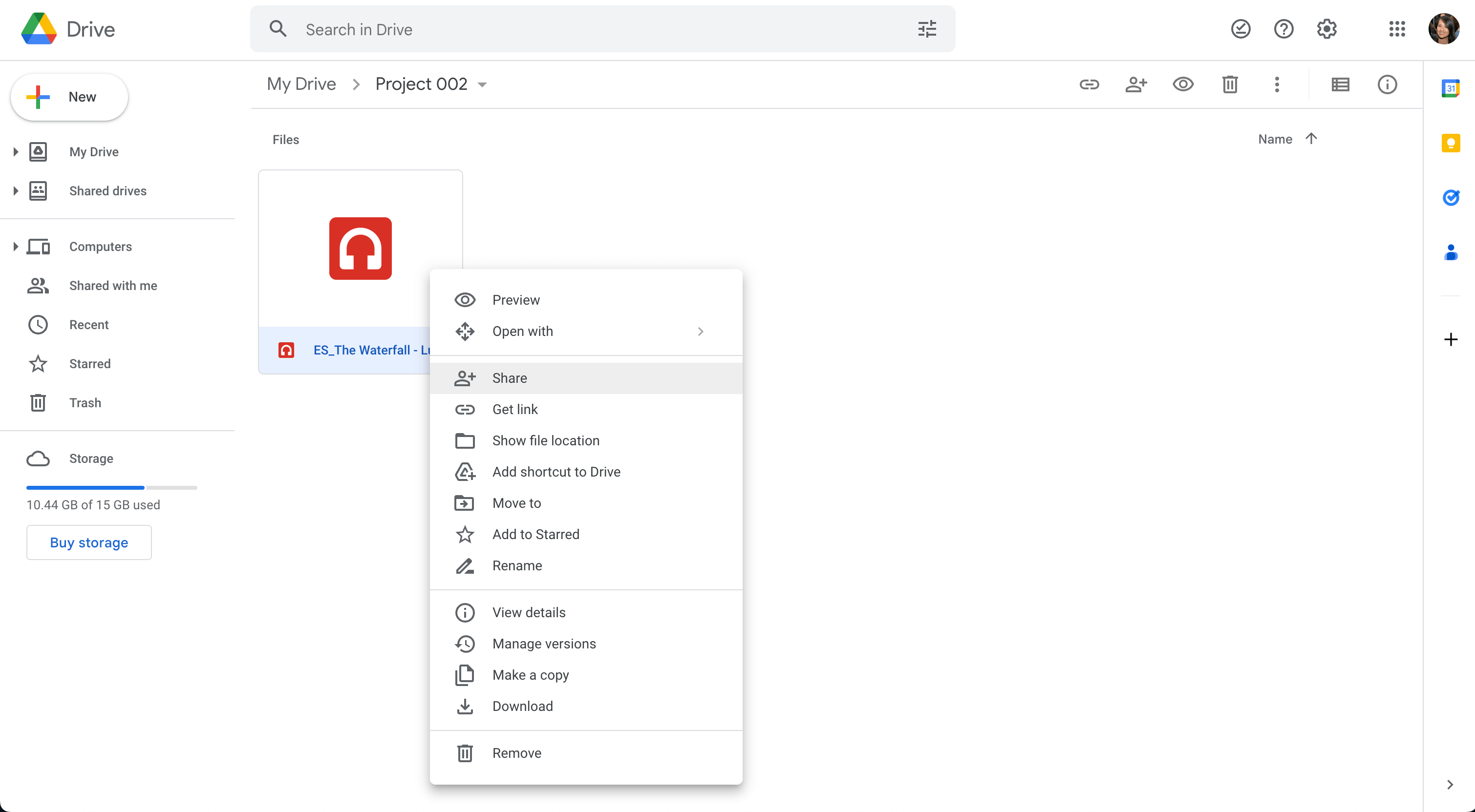 Google Drive Utilisation de Google Drive pour envoyer des fichiers audio