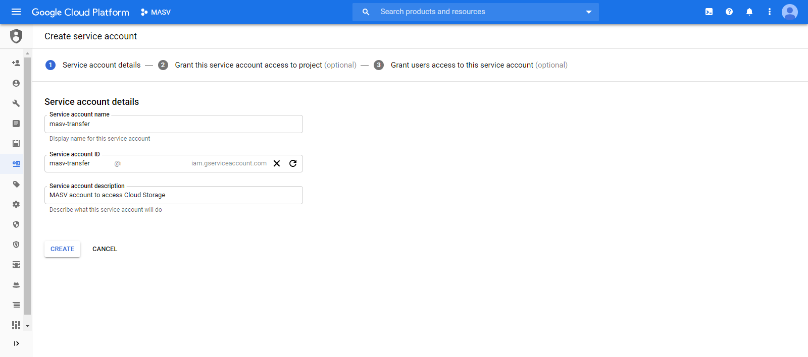 Télécharger vers Google Cloud avec MASV 2 image3