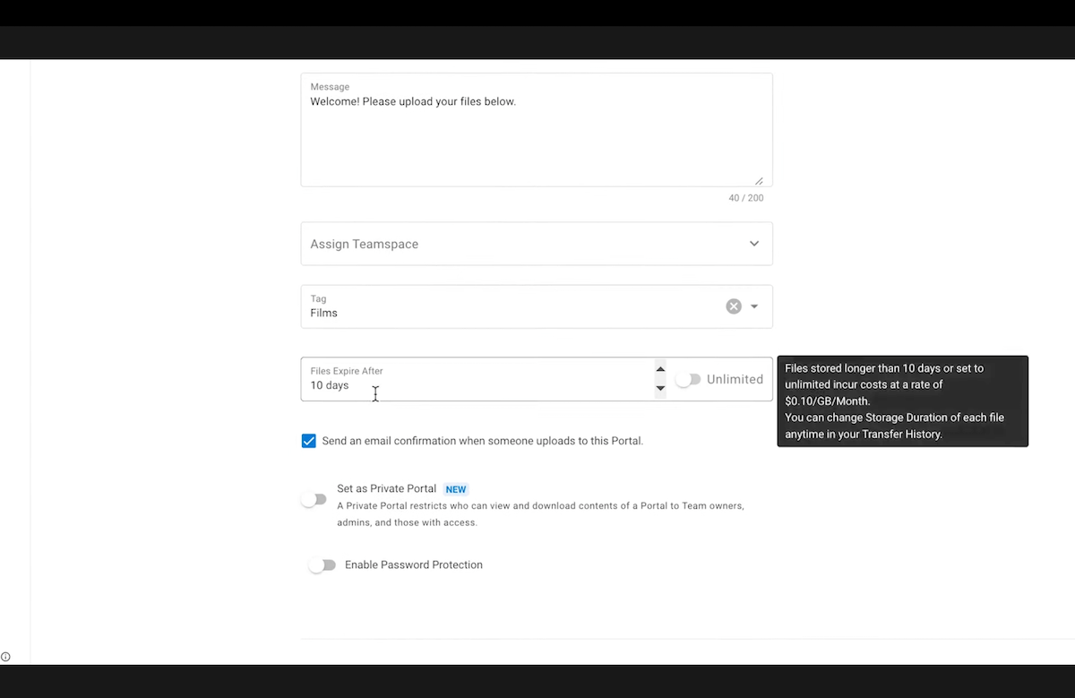 MASV Portal general tab tags Image de remplacement