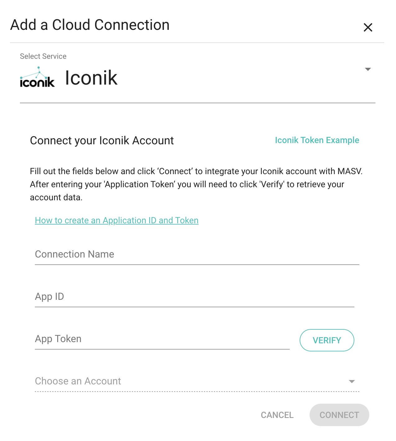 Intégration d'iconik par MASV
