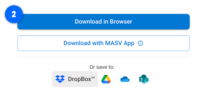 Envoyer à Dropbox
