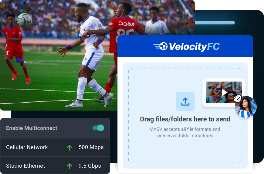 SportsBroadcast_Hero_Desktop_BoltBlue_1.5x Transferencia de archivos en directo